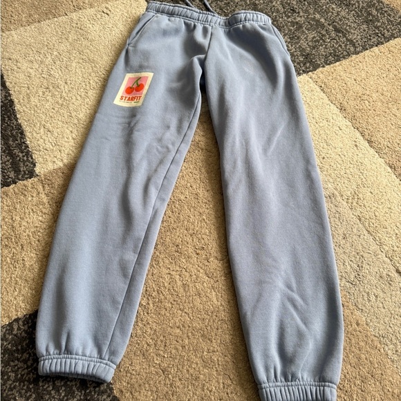 Starfit Pants - Starfit Women’s Light Blue Sweatpants- XS